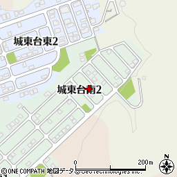 岡山県岡山市東区城東台南2丁目6周辺の地図