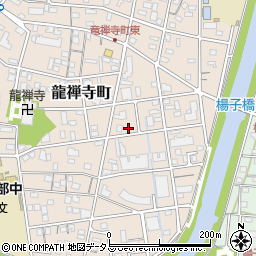 静岡県浜松市中央区龍禅寺町410周辺の地図