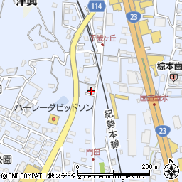 三重県津市垂水420周辺の地図