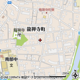 静岡県浜松市中央区龍禅寺町422周辺の地図