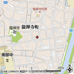 静岡県浜松市中央区龍禅寺町414周辺の地図
