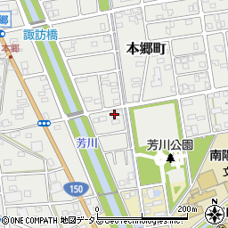 静岡県浜松市中央区本郷町3008周辺の地図