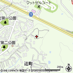 奈良県生駒市辻町561周辺の地図