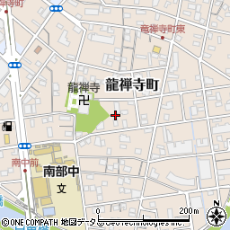 静岡県浜松市中央区龍禅寺町427周辺の地図