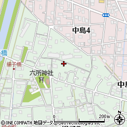 静岡県浜松市中央区楊子町1090周辺の地図