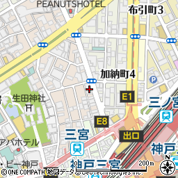 おじぎ屋 神戸北野坂店周辺の地図