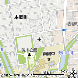 静岡県浜松市中央区本郷町3103周辺の地図