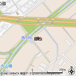 愛知県豊橋市野依町藤山周辺の地図