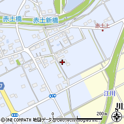 静岡県菊川市赤土155-1周辺の地図
