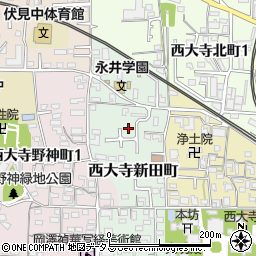 奈良県奈良市西大寺新田町3周辺の地図