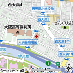 大阪法務局北出張所周辺の地図