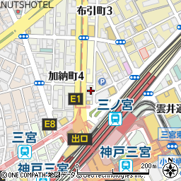 ＹＵ‐ＳＥＮ・神戸三宮店周辺の地図
