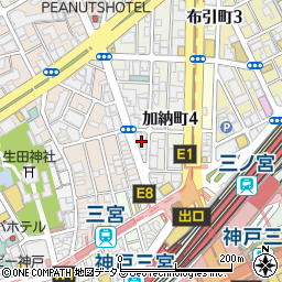 リカーマウンテン三宮北野坂店周辺の地図