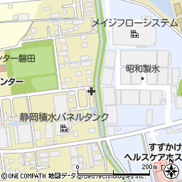 静岡県磐田市上大之郷70-9周辺の地図
