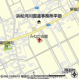 嶺田地区コミュニティセンター周辺の地図