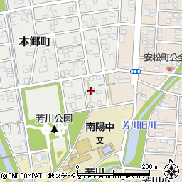 静岡県浜松市中央区本郷町3113周辺の地図