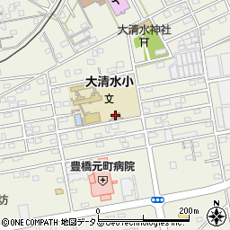 大清水校区市民館周辺の地図