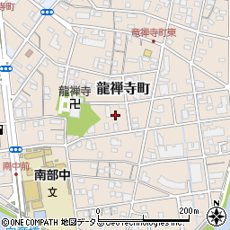 静岡県浜松市中央区龍禅寺町428周辺の地図