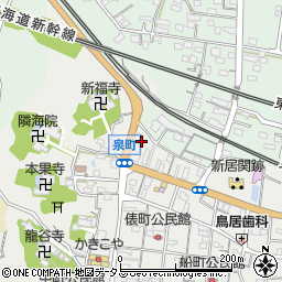 静岡県湖西市新居町新居1323周辺の地図