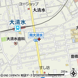 愛知県豊橋市南大清水町元町113周辺の地図