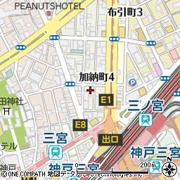 ビフテキのカワムラ 三宮本店周辺の地図