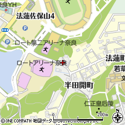奈良県奈良市半田開町46-5周辺の地図