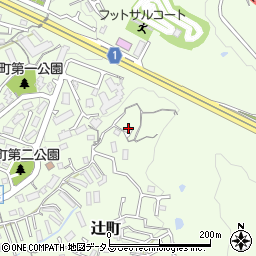 奈良県生駒市辻町562周辺の地図