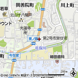 奈良県奈良市川上町416周辺の地図