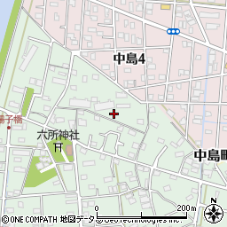 静岡県浜松市中央区楊子町1110周辺の地図