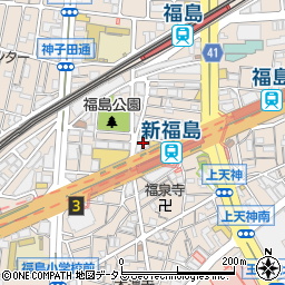 赤から福島店周辺の地図