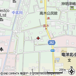 静岡県磐田市高木53周辺の地図