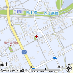 静岡県菊川市赤土484周辺の地図