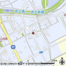 静岡県菊川市赤土245周辺の地図