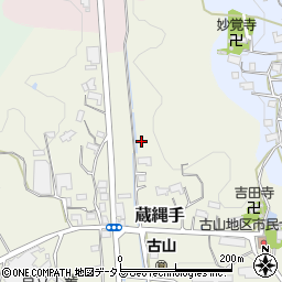 三重県伊賀市蔵縄手周辺の地図