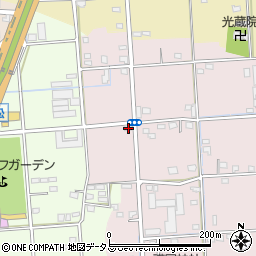 静岡県浜松市中央区金折町100周辺の地図
