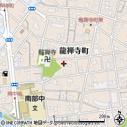 静岡県浜松市中央区龍禅寺町431周辺の地図