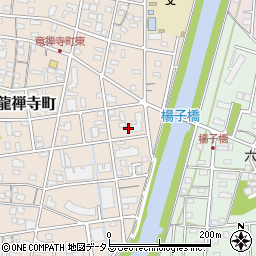静岡県浜松市中央区龍禅寺町387周辺の地図