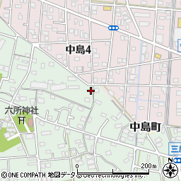 静岡県浜松市中央区楊子町1107周辺の地図