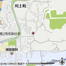 奈良県奈良市川上町59周辺の地図