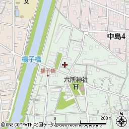 静岡県浜松市中央区楊子町1364周辺の地図