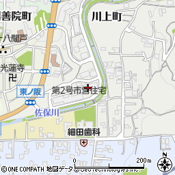 奈良県奈良市川上町402周辺の地図