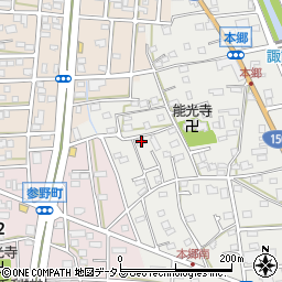 静岡県浜松市中央区本郷町204周辺の地図