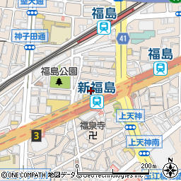 デルタ大阪周辺の地図