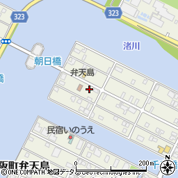 大和屋弁天島売店周辺の地図