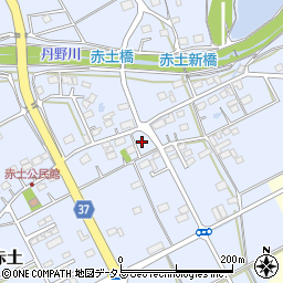 静岡県菊川市赤土248-1周辺の地図