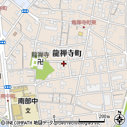静岡県浜松市中央区龍禅寺町429周辺の地図