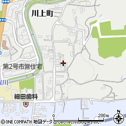 奈良県奈良市川上町60周辺の地図