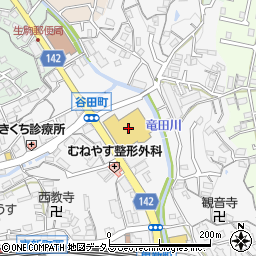 ｍａｎｄａｉ生駒店周辺の地図