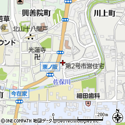 奈良県奈良市川上町415周辺の地図