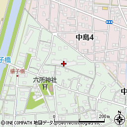静岡県浜松市中央区楊子町1100周辺の地図
